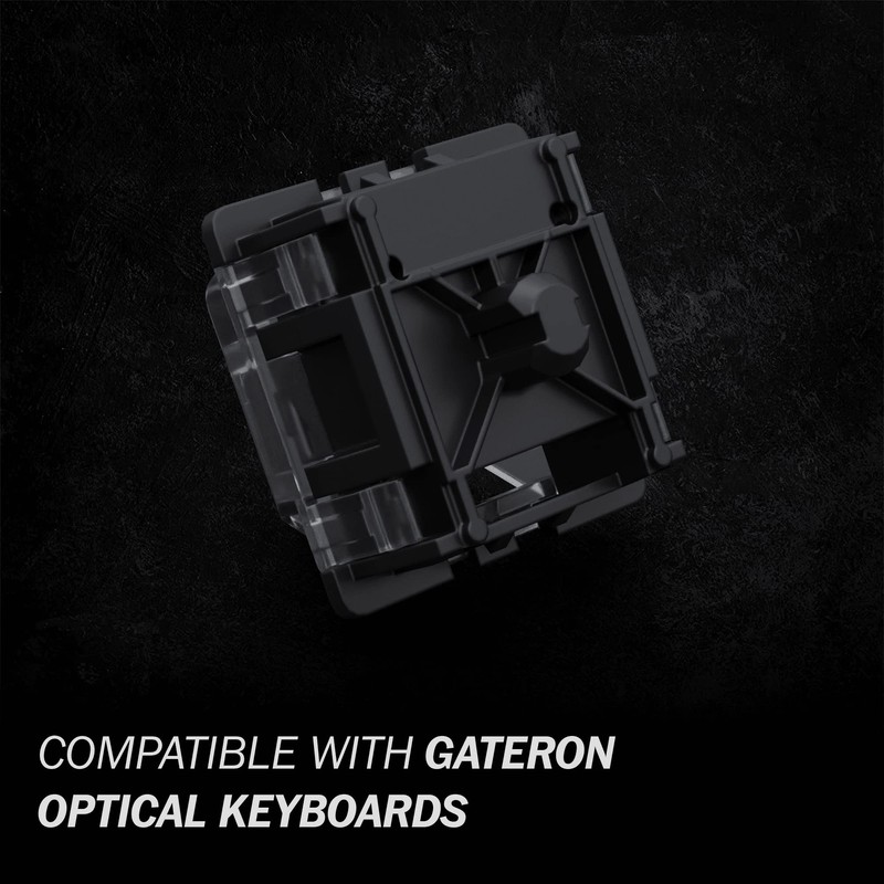 Gateron KS-15 RGB - Interruptor mecánico óptico tipo MX -