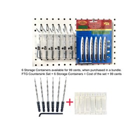 FTG USA Replacement Tapered Countersink Drill Bit Set 6 Pc (#8) 11/64"