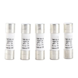 5Pcs Fuse Tube Photovoltaic Protection Set Kit 1000V DC 10x38mm Accessory Replacement3A