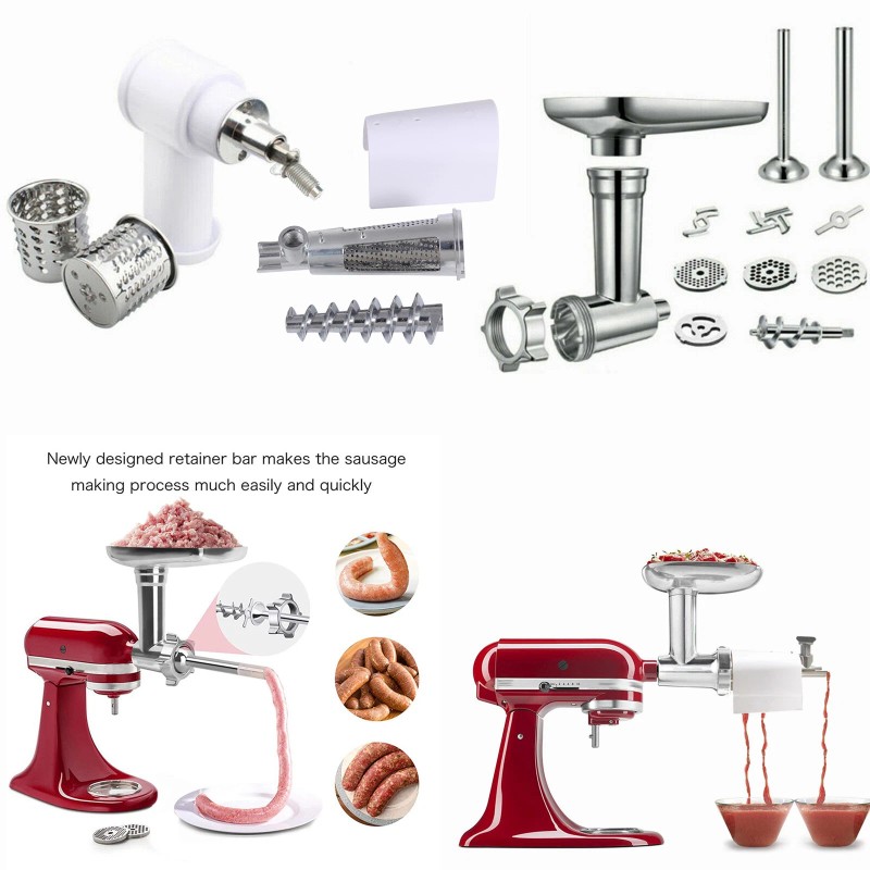 Unbranded 3 Sets Meat Grinder & Prep Slicer & Jams