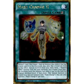 Yu-Gi-Oh! - Mask Change II (PGL3-EN086) - Premium Gold: Infinite Gold - 1st Edition - Gold Rare