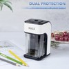 Eagle Electric Pencil Sharpener, Heavy Duty Helical Blade, Auto-stop Safety