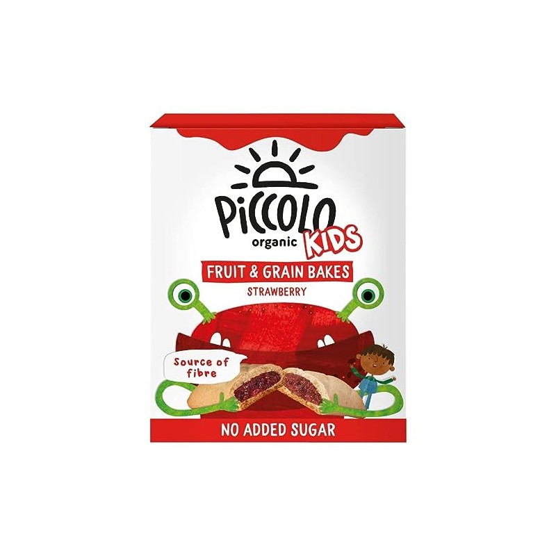 Piccolo Organic Kids Strawberry Filled Bar 132g