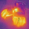 KOMINE EK-200 Carbon Protect Electric Gloves for Motorcycles, For Autumn
