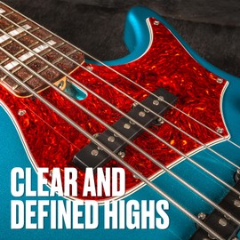 Dunlop DBS40120T Medium Stainless Steel Wound 5-String Bass Guitar Strings, .040-.120 Gauge