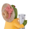 Relaxdays Rain Gauge Frog Weather Resistant Analogue Rain Indicator H