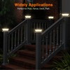 ENSLI 12 Pack Solar Post Cap Lights, 2 Mode Bright