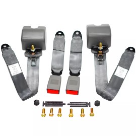 Honda 2X Genuine Honda Accord Sedan 3 Point Safety Adjustable Seat Belt Straps Car