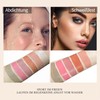 Qwesure Xixi Liquid Blush, Waterproof, Colourfast Highlighter, Smudge-proof Eyeshadow, Retouching,