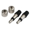 Invero® 2 Piece Bicycle Bike Cycle Valve - Union Nut