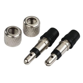 Invero® 2 Piece Bicycle Bike Cycle Valve - Union Nut and Protective Cover
