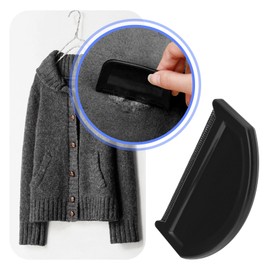 The Lord of the Tools 2PCS Sweater Comb Lint Remover Clothes Fuzz Cleaning Tool De-Pilling Knitwear Comb Cashmere Pill Remover for Clothing Care 7.5x4.2x0.6cm Black