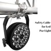 6 Pcs Stage Lighting Safety Cables with Spring Hook Glue