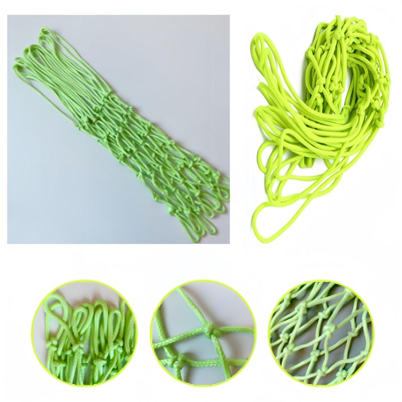 Loopunk Heavy Duty Glow-in-The-Dark Basketball Net, Luminous Self-Luminous Frame for