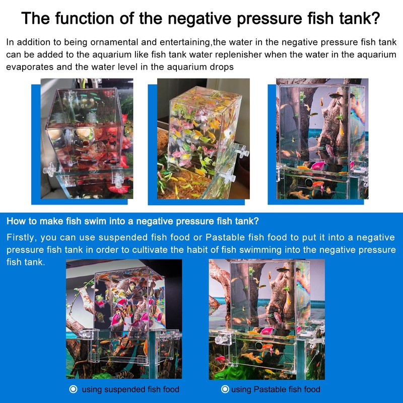 Negative Pressure Aquarium Fish Tank Cool Fish Tank Aquarium Water