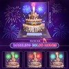 weiclianhp Birthday Card with Music and Light, 3D Pop Up