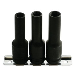 Laser 4873 Impact Star Socket Set 1/2"D 3pc