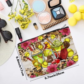 Leopard Softball Gifts Softball Accessories for Girls Sports Makeup Bag Cosmetic Bag Basketball Stuff Birthday Christmas Softball Lover Gifts for Women Softball Player Coach Team Niece Toiletry Bag