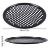 ASelected 3Pcs Pizza Pan, 33Cm,12.9 Inches Non Stick Dishwasher Safe