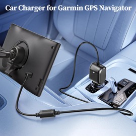 JATERSERN Car Charger for Garmin Nuvi USB Charging Cable for Garmin Nuvi, Drive, DriveSmart, DriveAssist, DriveTrack, RV GPS, TA20 Power Cable for Garmin Charger Cable 6 Feet USB Charging Cord