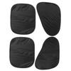 GANAZONO 4Pcs Car Side Window Sunshade Curtains UV Blocking Privacy