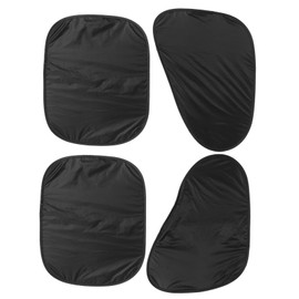 GANAZONO 4Pcs Car Side Window Sunshade Curtains UV Blocking Privacy Shades for Vehicle Heat Insulation Easy Installation Suitable for Various Car Models and Rvs