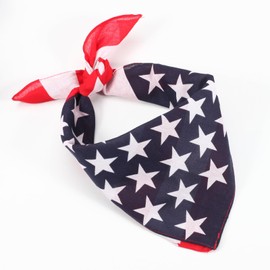 Ardorchid American Flag Bandana Headband USA Red White and Blue Patriotic Headbands for Men and Women Neck and Face Scarf 4th of July Head Wrap