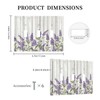 Rustic Wooden Plank Lavender 3 Gang Light Switch Cover Triple