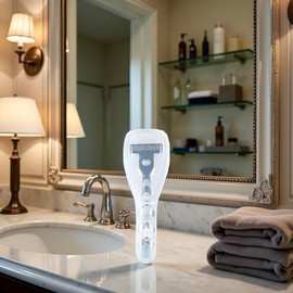 Transparent Portable Travel Men Manual Razor Protector Plastic Box Cover Container Storage Shaver Holder Protector Case Organizer,Electric Shavers, Men's Electric Shaver Accessories