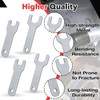 4-PACK 301-69A & 301-69B Pneumatic Die Grinder Wrench Tool Set,