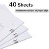 50 Pieces Silver Binder Clips, Reusable Clips, Paper Clam Clips