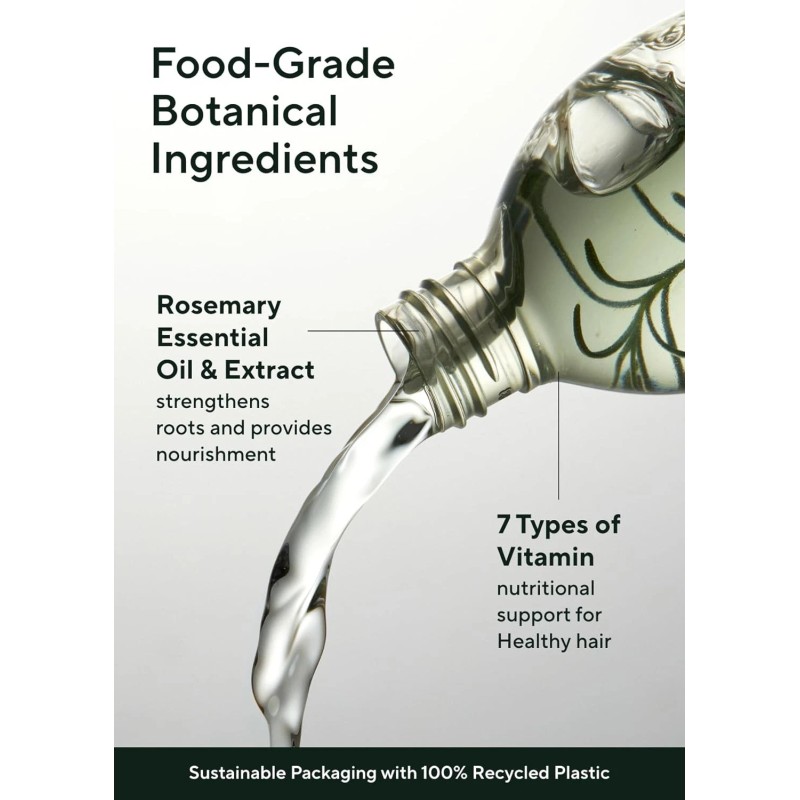 AROMATICA Root Enhancer Rosemary Water Spray for Hair Growth –