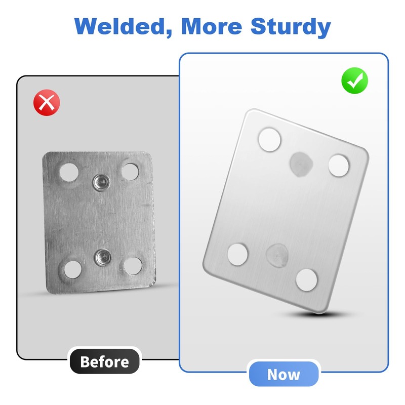 Gudui Eye Plate Heavy Duty, 304 Stainless Steel Oblong Pad