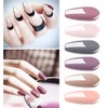 Gel Nail Polish Starter Kit - 6 Colors Gel Polish