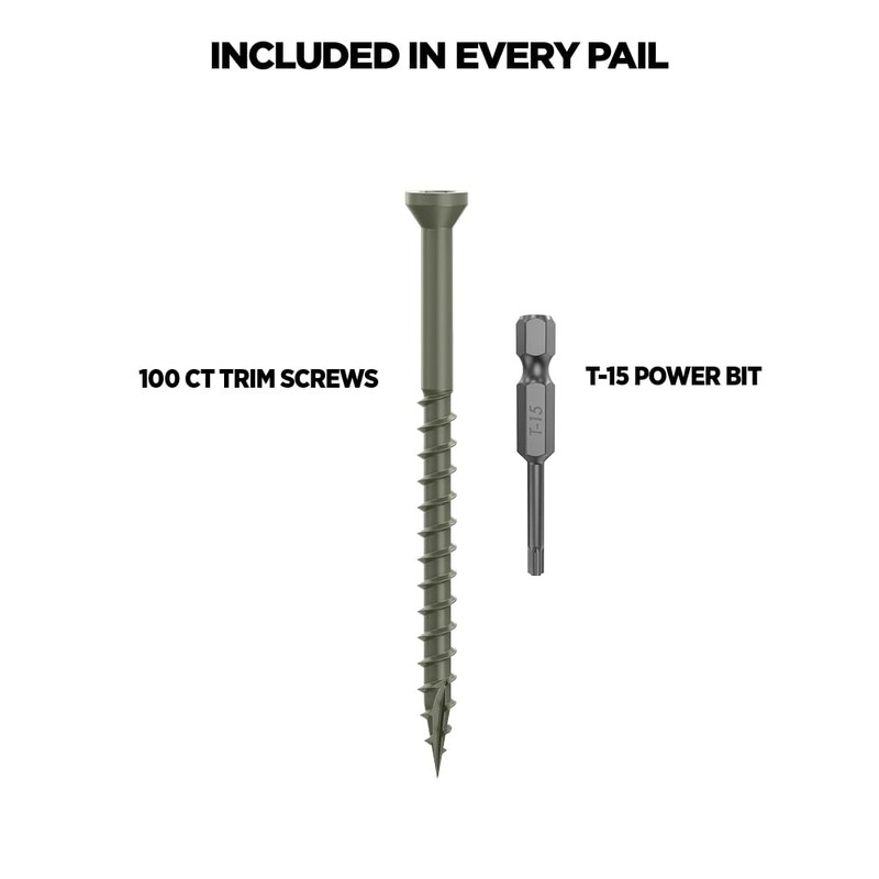 CAMO Premium Trim Screws 2-1/2" #7 ProTech (100 ct)