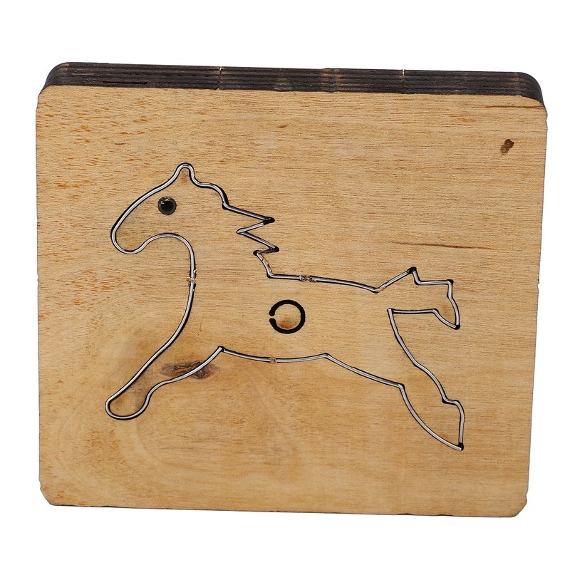 Leather Cutting Die Horse Shape Sharply Clean Edge Alloy Steel