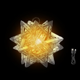 Camp Lamp Star | Camping Lights Polar Star Lamp Waterproof | PP Board Lampshade, Ambient Lighting Ornament for Tent Hiking Travel Garden Decor