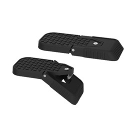 Car Door Step: Foldable Car Door Step Supports Both Feet, Climbing Assisted Car Roof Portable Steps Pedal for SUV, RV(Black)-One pcs in Pack