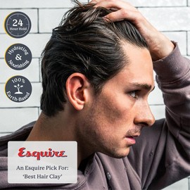 Glacial Hair Clay Pomade - Medium Hold, Low Shine, Deeply Nourishing, Award-Winning Styling Clay for Men and Women | 100% All-Natural Ingredients