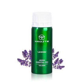 Namste Aceite Esencial para Difusor | Planta-Serie | Lavanda | 100% Puro y Concentrado Natural, Botella de Aluminio, Aceites Esenciales Profesional para Difusor de Aroma y Humidificador | 100Ml
