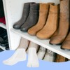 SUPERFINDINGS 3 Pairs Plastic Shoe Support Holder 3 Inch Shoe