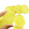 Tegg ArtificiaLemon Limes Slice 12PCS Yellow Lifelike Fake Lemon Limes
