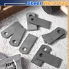 Hicarer 60 Pcs Steel Weld on Tab Universal Shock Mount