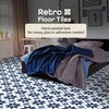 Retro Self Adhesive 12-Inch Vinyl Floor Tiles, 20 Tiles -