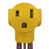Parkworld 79483 NEMA 6-30P to 6-50R Right Angle Adapter, output