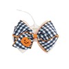 Mud Pie Kids Pumpkin Embroidered Bows