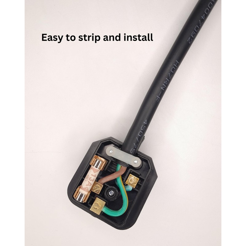 Heavy Duty Flexible Rubber Power Cable, 3 Core, 1.5mm² /