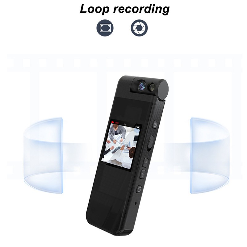 HD 1440P Outdoor Sports Camera Back Clip Pocket Body Camera