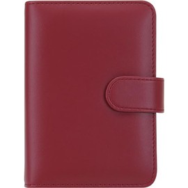 rido/idé Schedule System Time Planner Action (2025), 2 Pages = 1 Week, A6, 6-Ring Rocker Lever Mechanism, Red