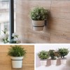 Plant Holder Ring 8 Inch Wall Mounted, 6 Pack Flower